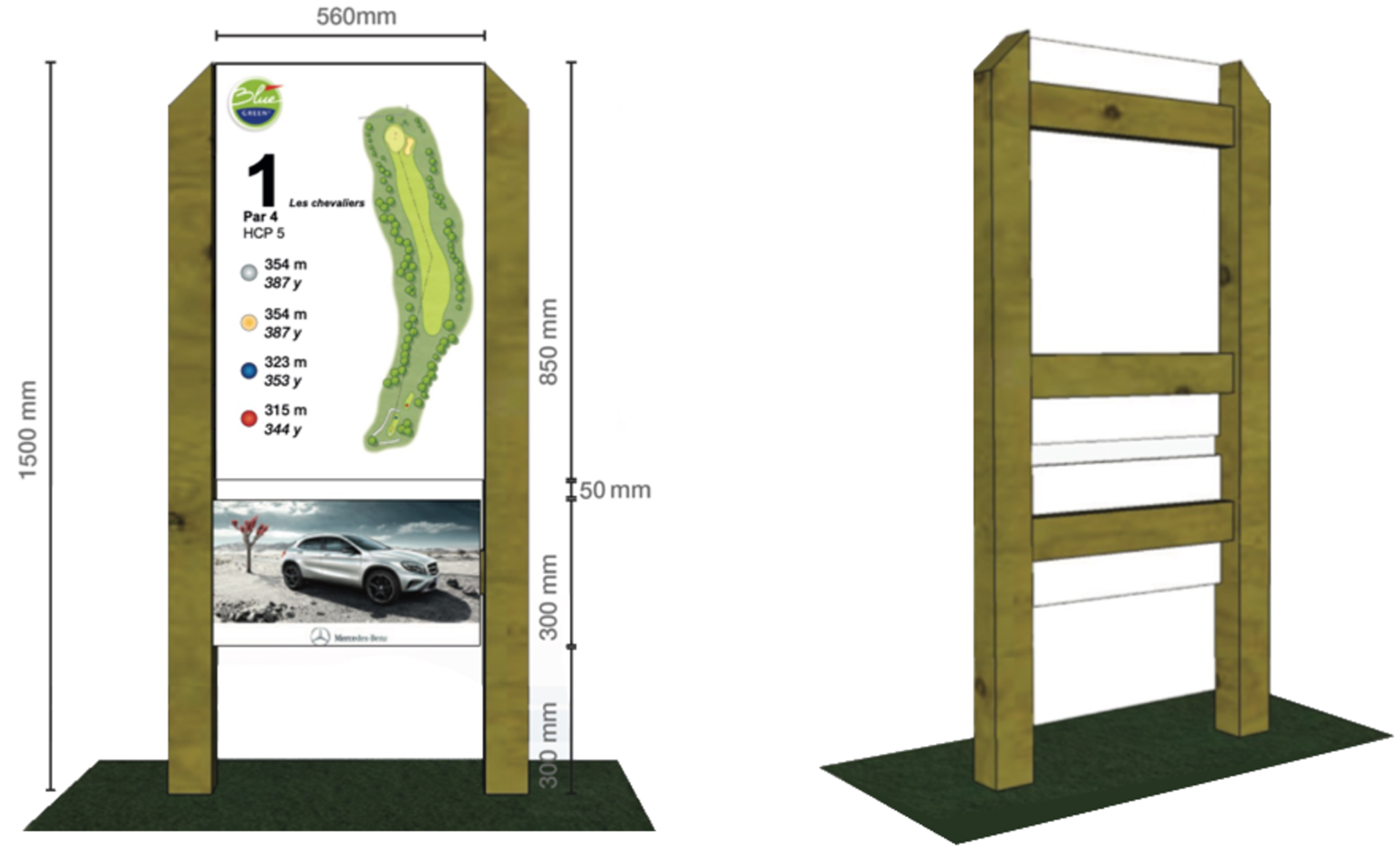 panneau-d-part-golf-bois