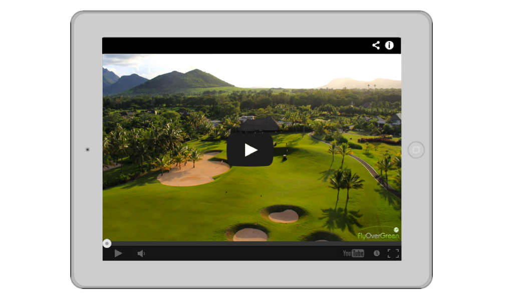 video aerienne golf